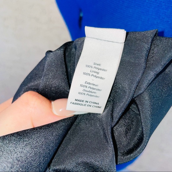 Cinq à Sept Black Cecil Knotted Crepe Mini Dress - Picture 9 of 10